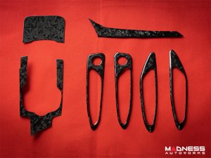 Alfa Romeo Giulia Complete Interior Trim Kit - Forged Carbon Fiber - Pre '20 Models